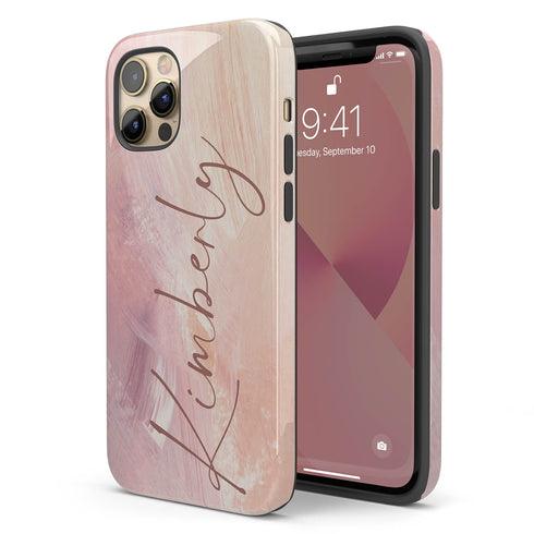 Acrylic Paint Custom Signature Personalized Name iPhone Case